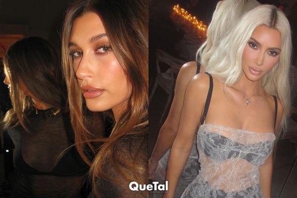 Hailey Bieber y Kim Kardashian posan juntas tras criticas de Kanye a la modelo